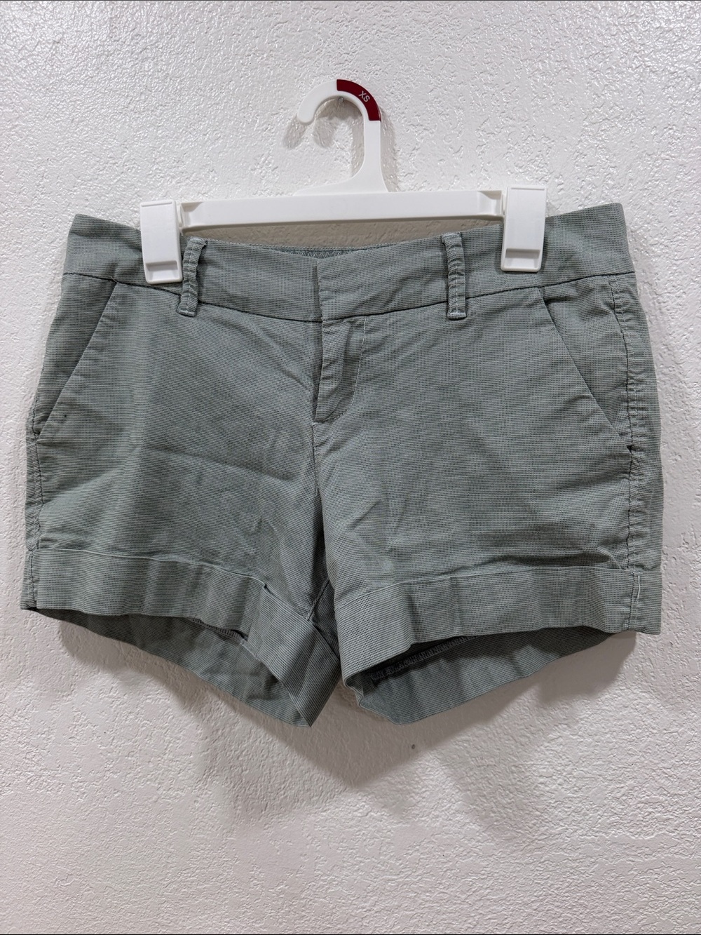 Dear John Women’s Casual Cotton Shorts in Sage Green, Size 29/8